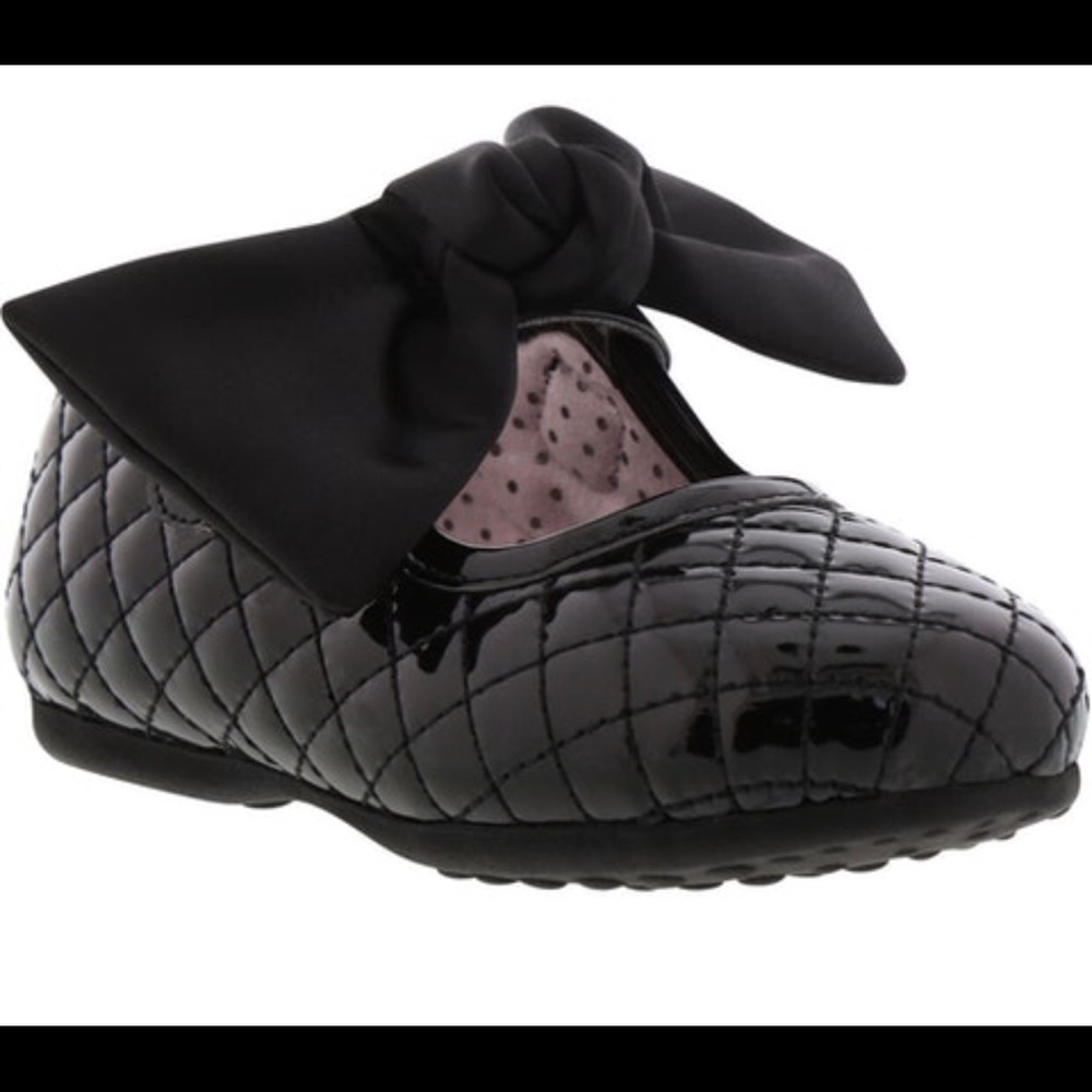 Born Black Patent Leather Girls Shoes